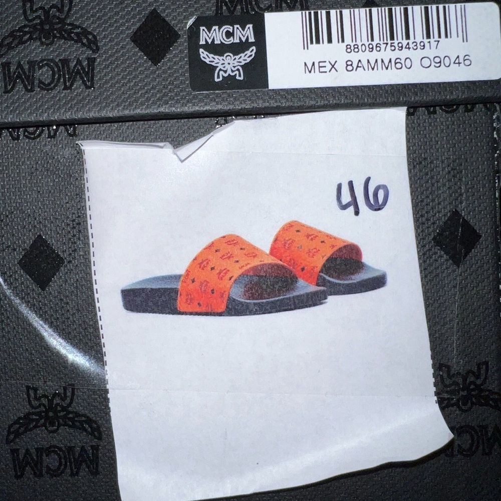 Designer Slides Size 12/13 100% Authentic Burberr… - image 6